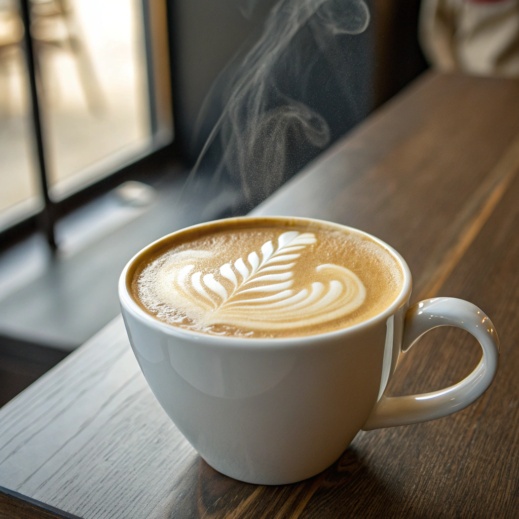 A perfect cup of home brewed coffee